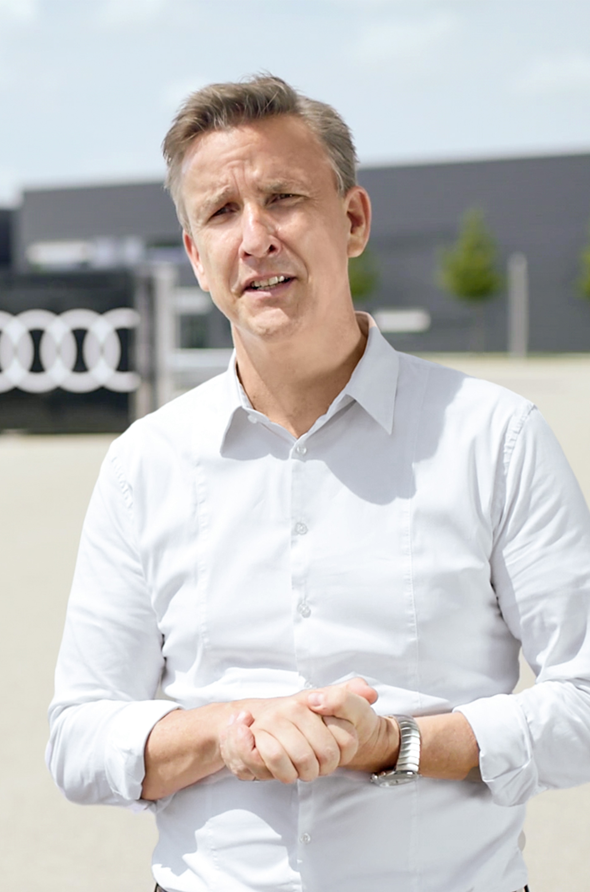 Ralph Hollmig est le chef de projet de l'Audi charging hub