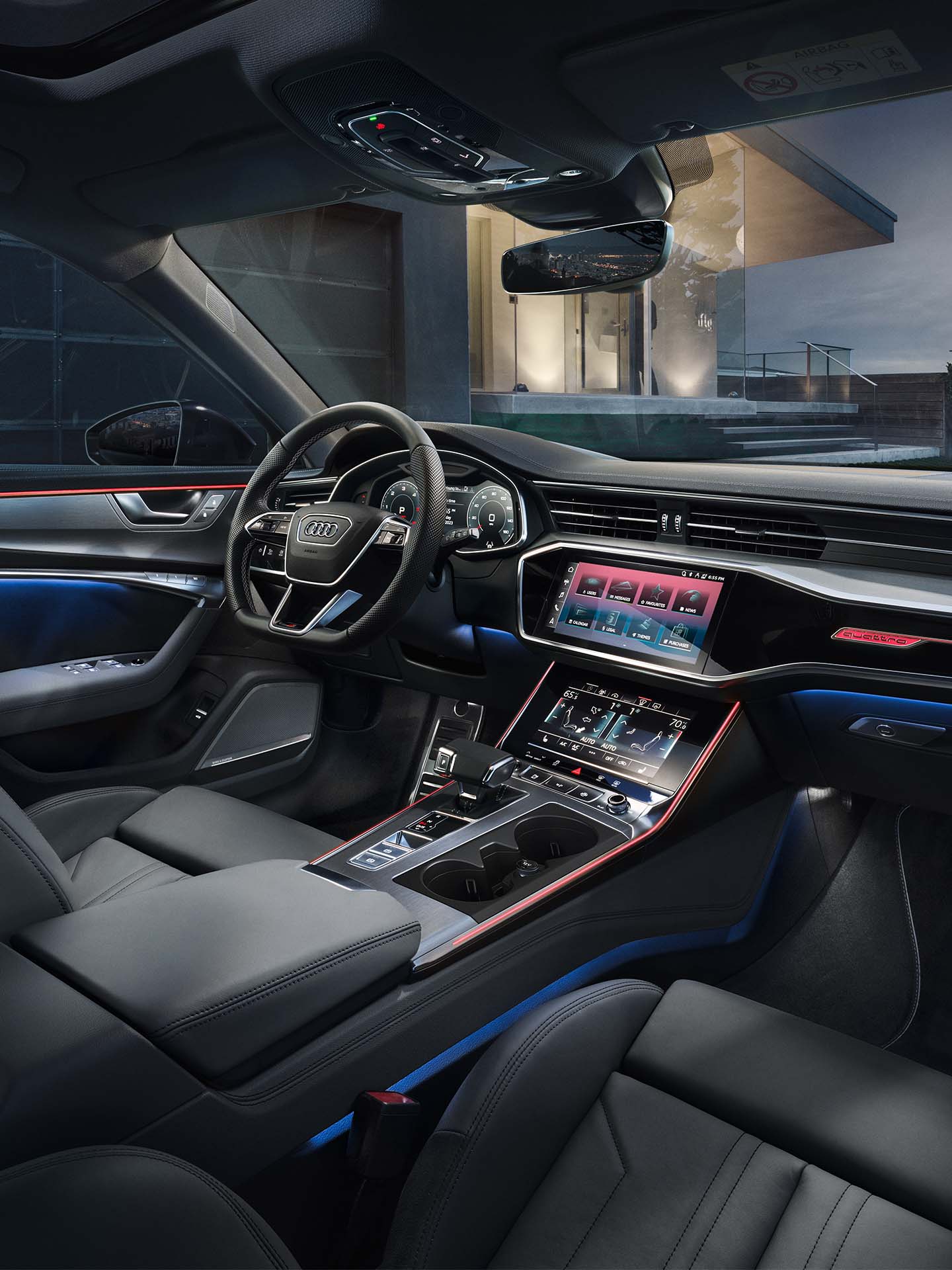 Audi themes interior lightning